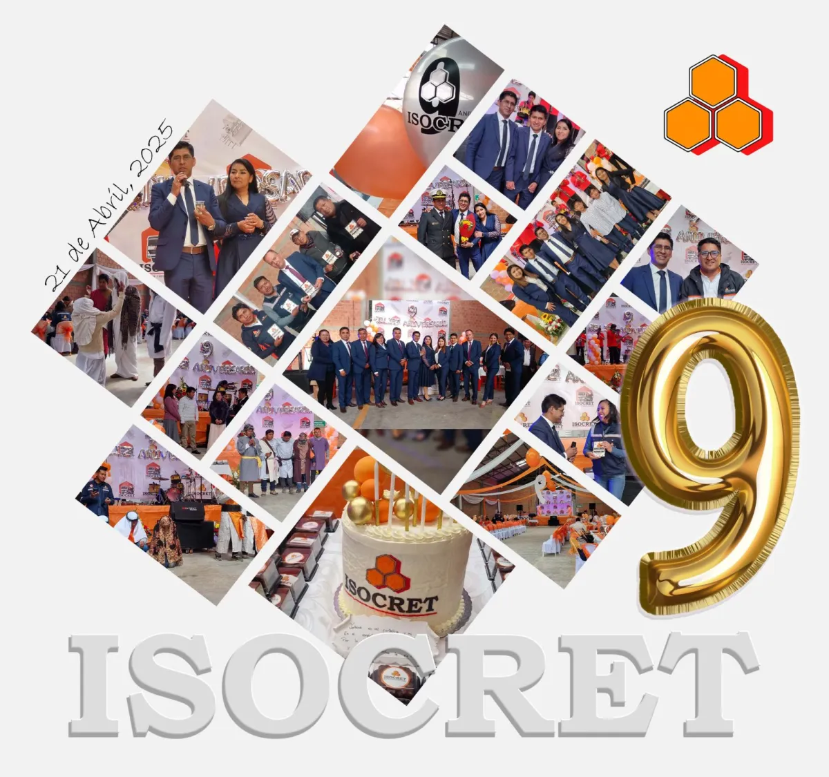 ¡ISOCRET CUMPLE 9 AÑOS CONSTRUYENDO SUEÑOS! 